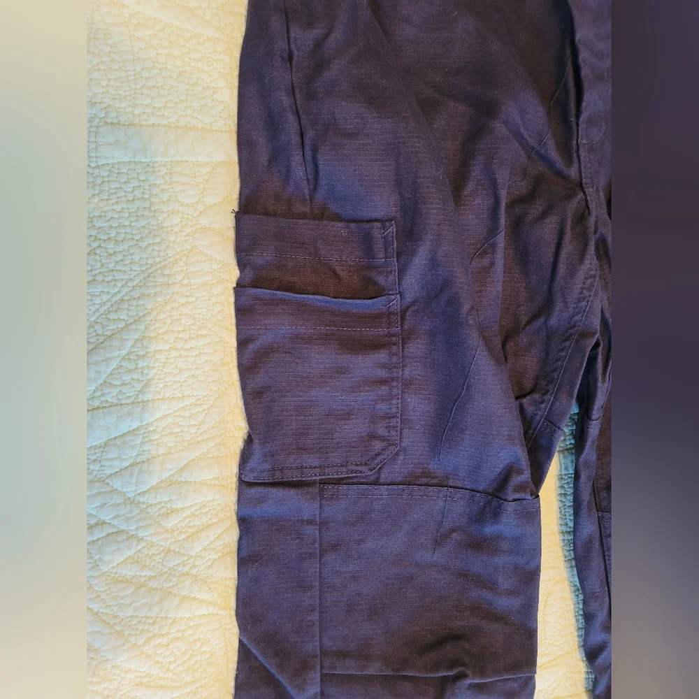 Bulwark Navy Womens Cargo Pants - Picture 2 of 11